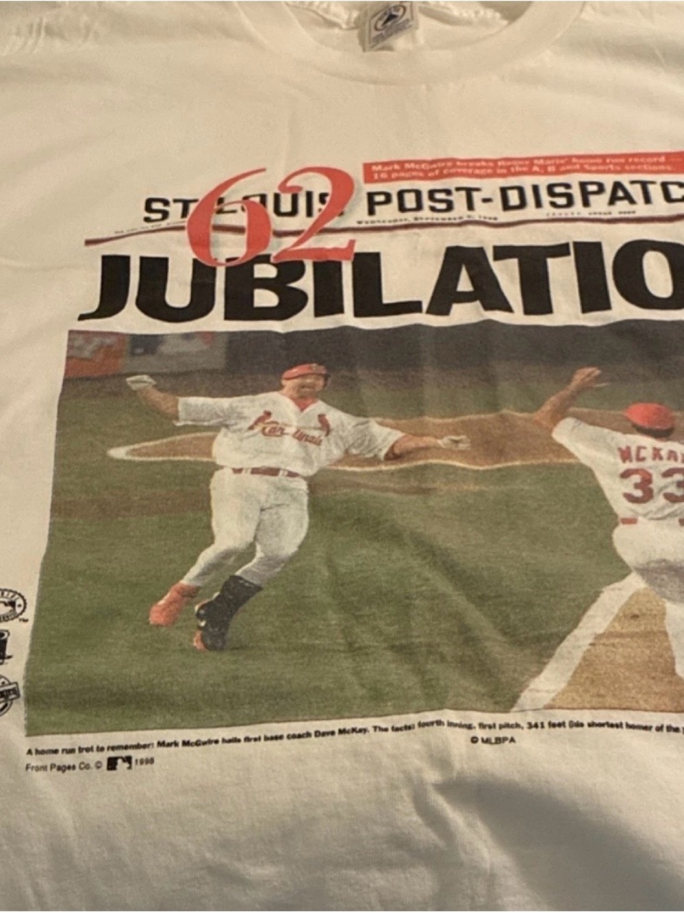 St Louis Cardinals Mark McGwire Delta Pro Weight Tee